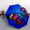 1pc Butterfly Wings Automatic Folding Umbrella, Heavy Duty 8 Rib Iron Frame,  Suitable for Travel, Daily Use, Birthday, Decor Gift  75