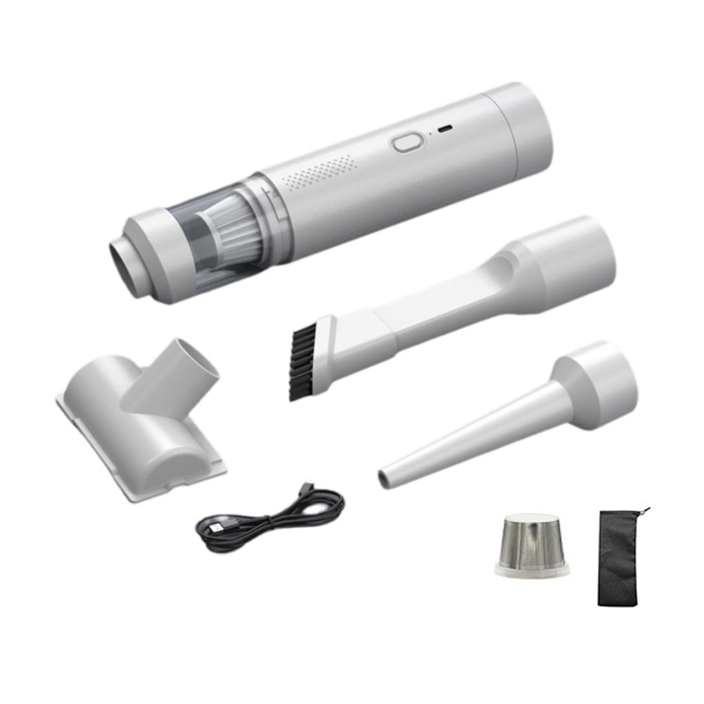 

Автомобильный беспроводной ручной пылесос для удаления шерсти домашних животных, пылесборник для автомобилей, мотоциклетные аксессуары, электронные компоненты белый