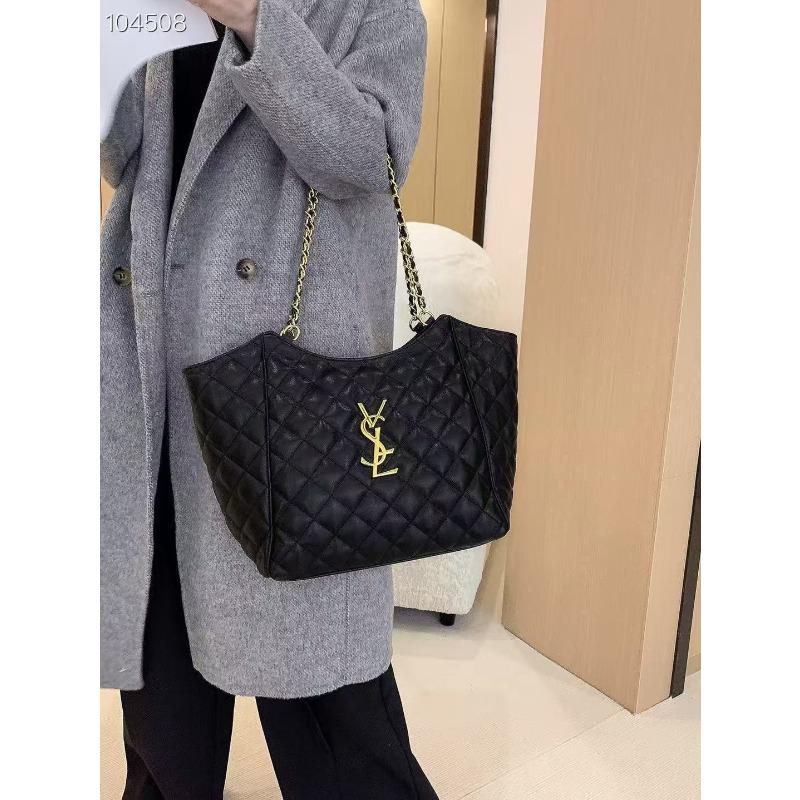 Kadınlar için Trend Lingge Büyük Kapasiteli Tote Çanta, Yeni Moda ve Üst Düzey Hakiki Deri Omuz Çapraz Çanta