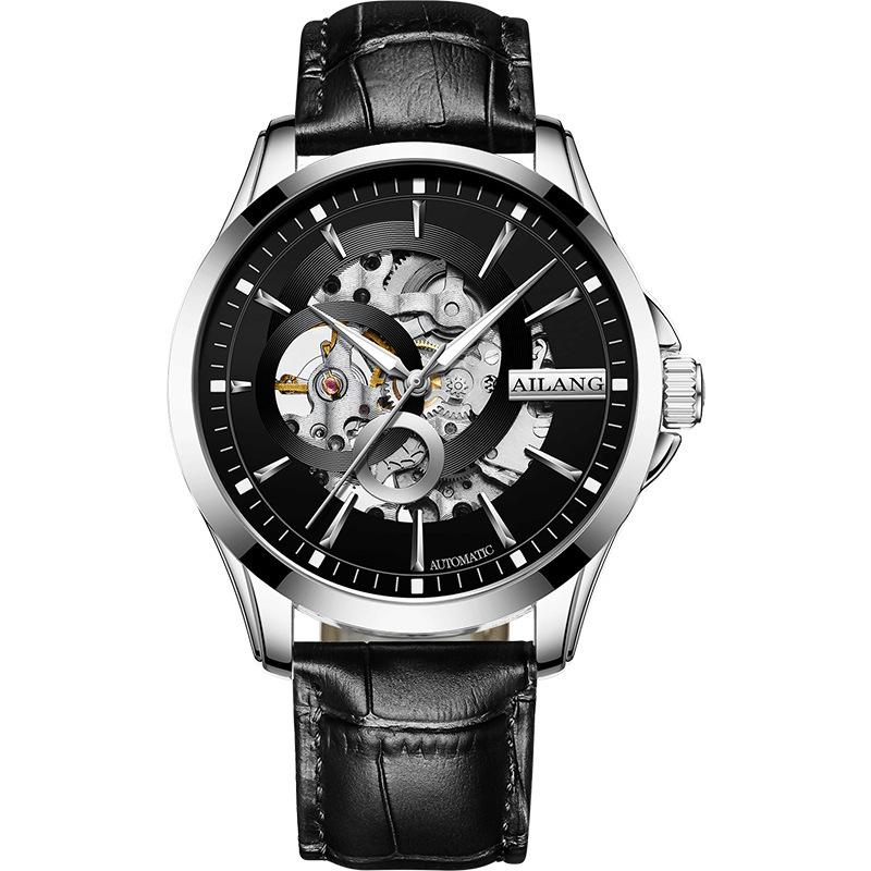 

AILANG Новые оригинальные часы Мужские студенческие трендовые мужские механические часы со скелетом