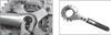 Bottom Bracket And Freewheel Wrench With 2 Pins 2.2/2.8 Mm 9-58 Mm