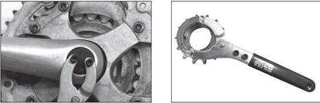 Bottom Bracket And Freewheel Wrench With 2 Pins 2.2/2.8 Mm 9-58 Mm