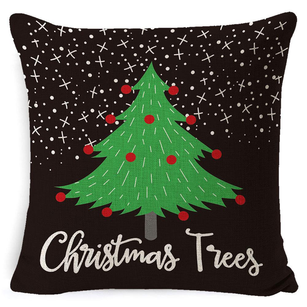 Pillowcase Christmas Pillowcase Light Luxury Pillowcase Ins Style Car Neck Cushion Office Lumbar Support