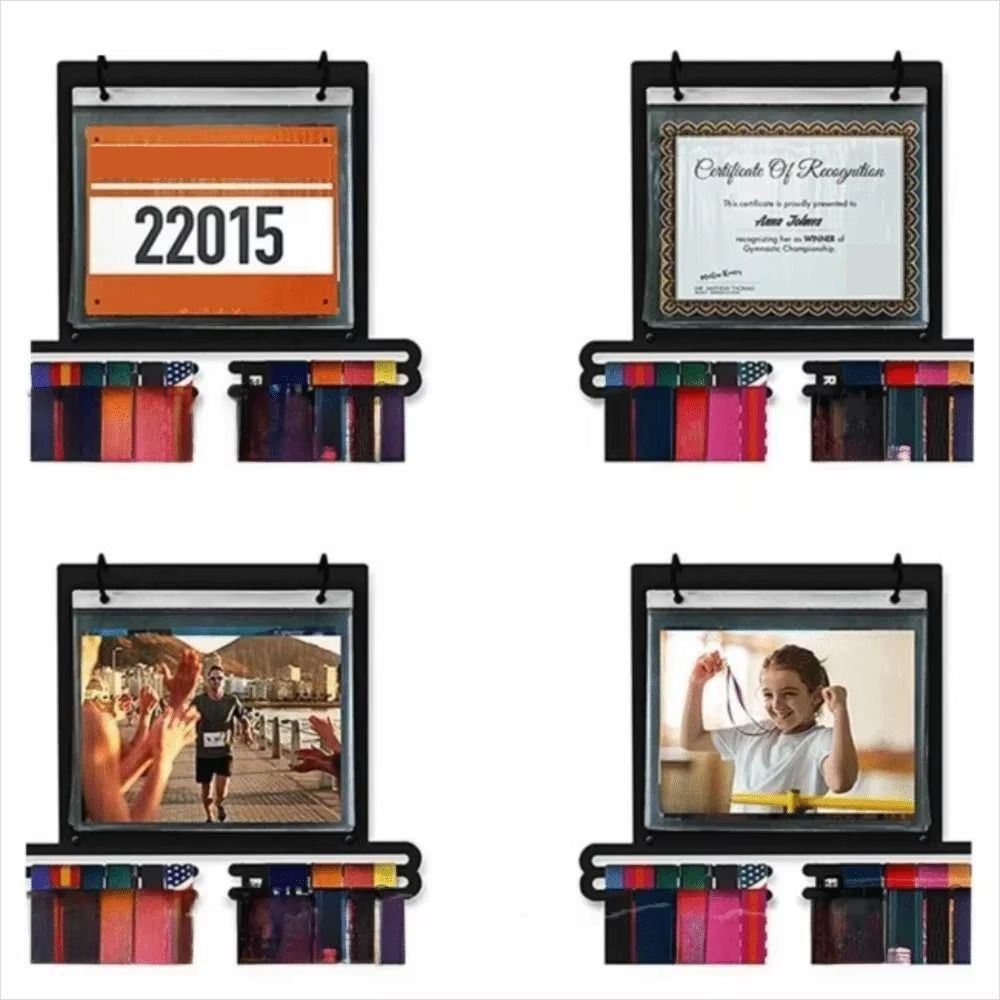 Halter für Rennmedaillen im amerikanischen Stil Eisen Sportmedaillen Ausstellungsständer Marathon