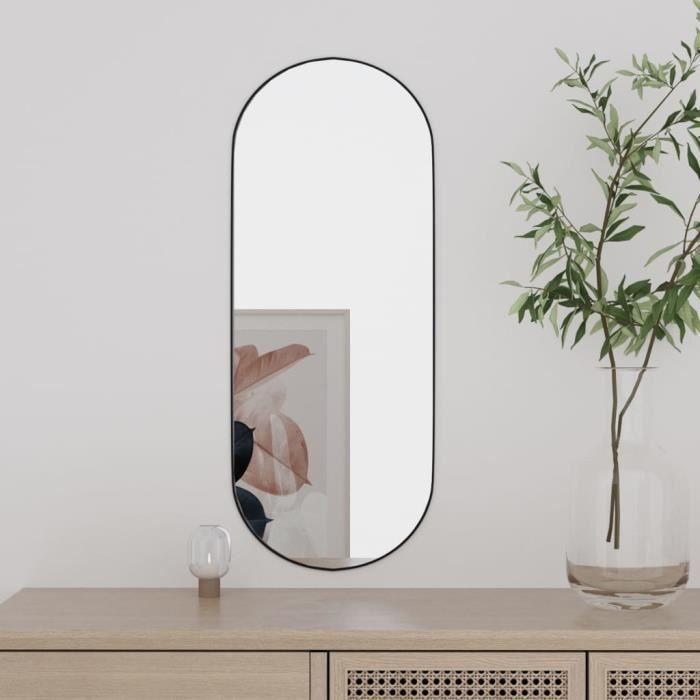 VidaXL Miroir mural 20x50 cm Verre Ovale 350453