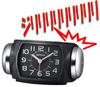 RHYTHM Alarm Loud Continuous Second 8RA647SR02 Clock, Bell, Alarm, Backlight, Hand,