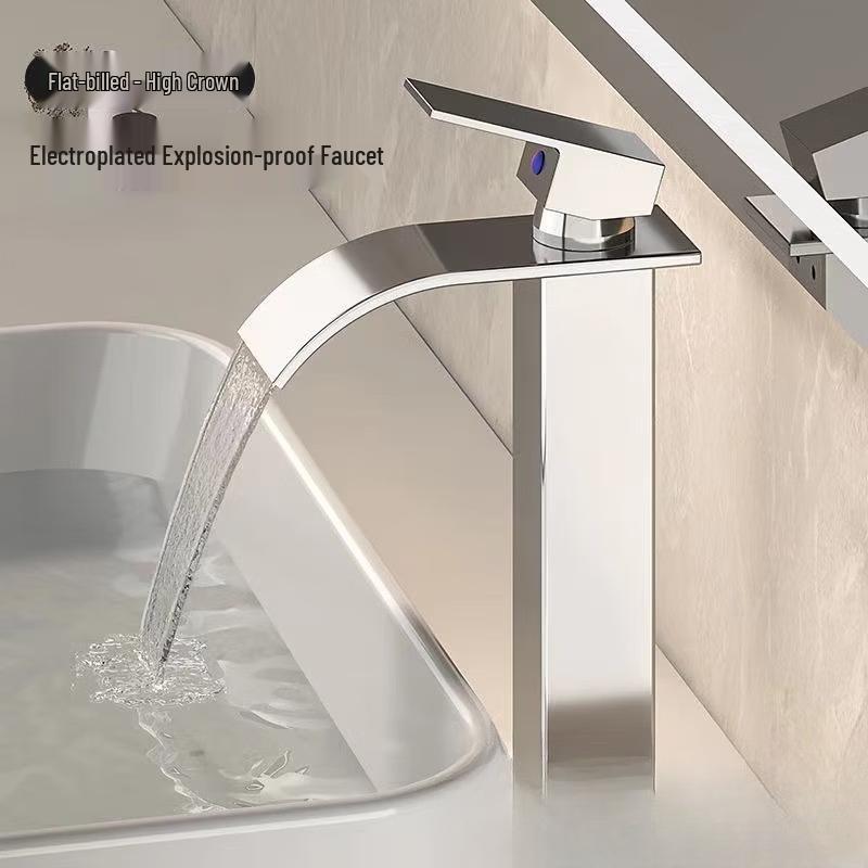 TLXT LED Waterfall Basin Faucet