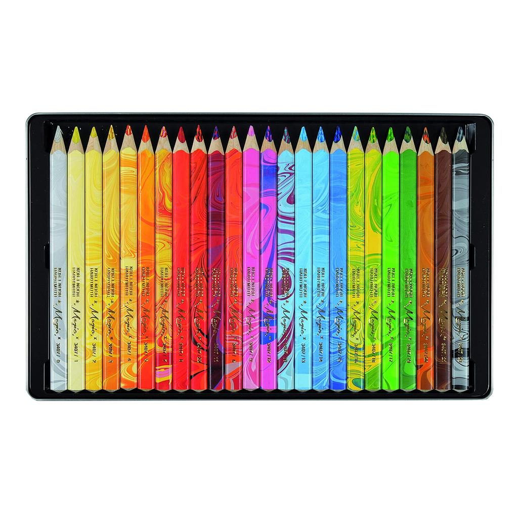 Kohinoor Magic Pencils, 24-Color Set, KH3408-24