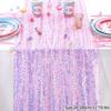 Laser Shinny Tablecloth Balloon Kpop Decoration Wedding Birthday Party Background Decoration Table Runner Tablecloth