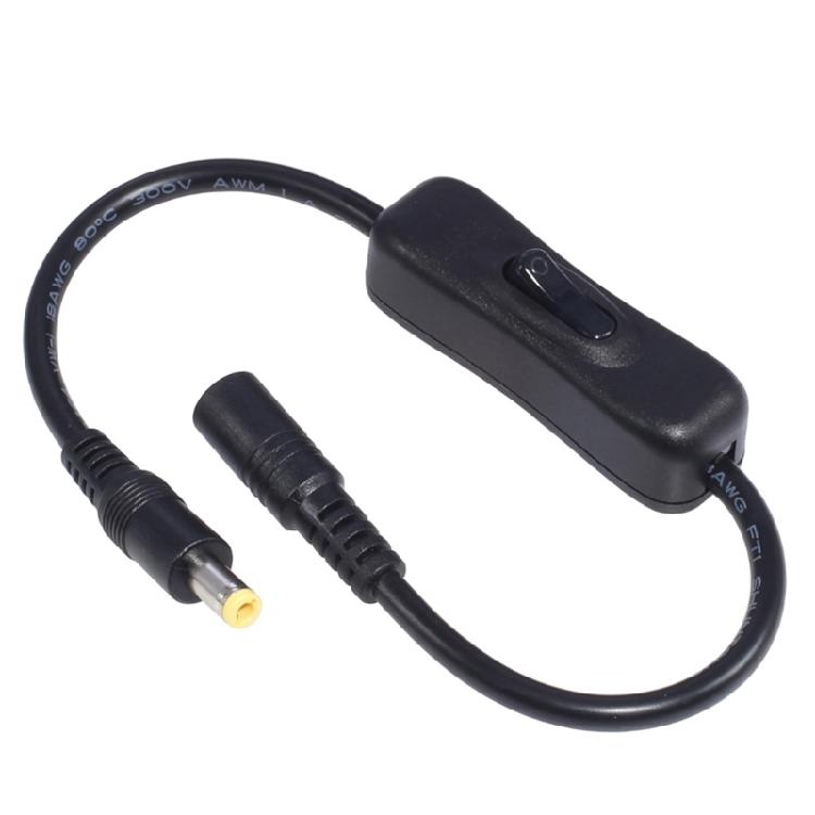 30cm Male to Female 5.5x2.5/5.5x2.1mm Plug DC Power Adapter Cable Extension Cord