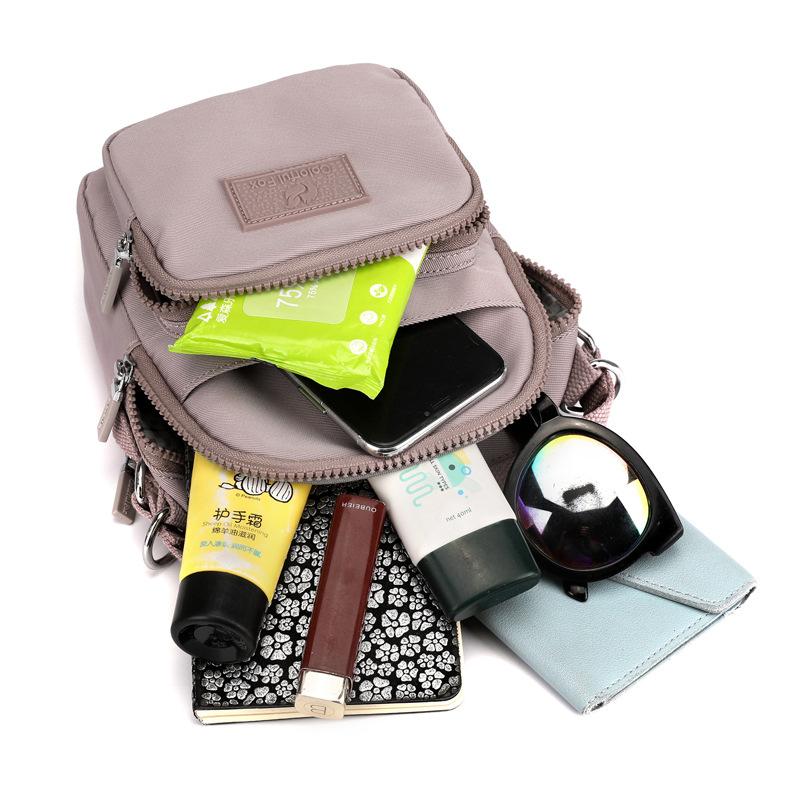 Schultertasche Damen neuer Modetrend Outdoor-Freizeit Handy-Tasche Schlüssel-Wechselgeldtasche spritzwasserabweisende Nylontasche