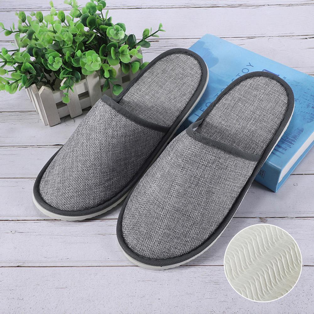 Disposable Slippers Hotel Travel Slipper Sanitary Party Home Guest Use Men Women Unisex Closed Toe Shoes Salon Homestay
