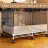6/12Pcs Prevent Scatter Cage Protection with Zip Ties Guinea Pig Habitat Siding  Pet Cage
