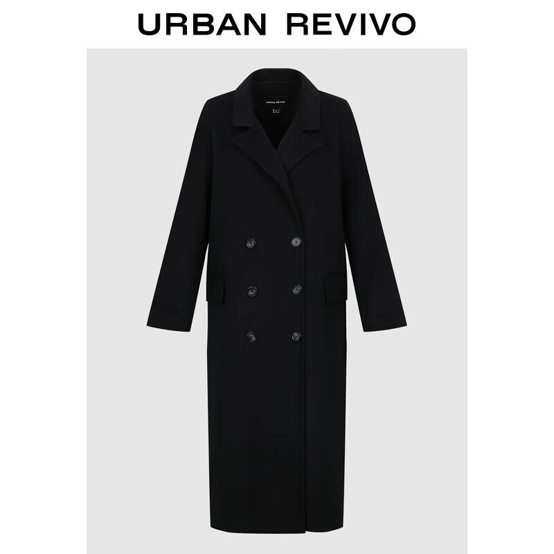 

UR 2025 Женское элегантное двубортное зимнее пальто L