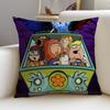 Witty FFamily GuyS Cushion Cover Breathable and skinfriendly linen pillowcase square removable and washable cushion