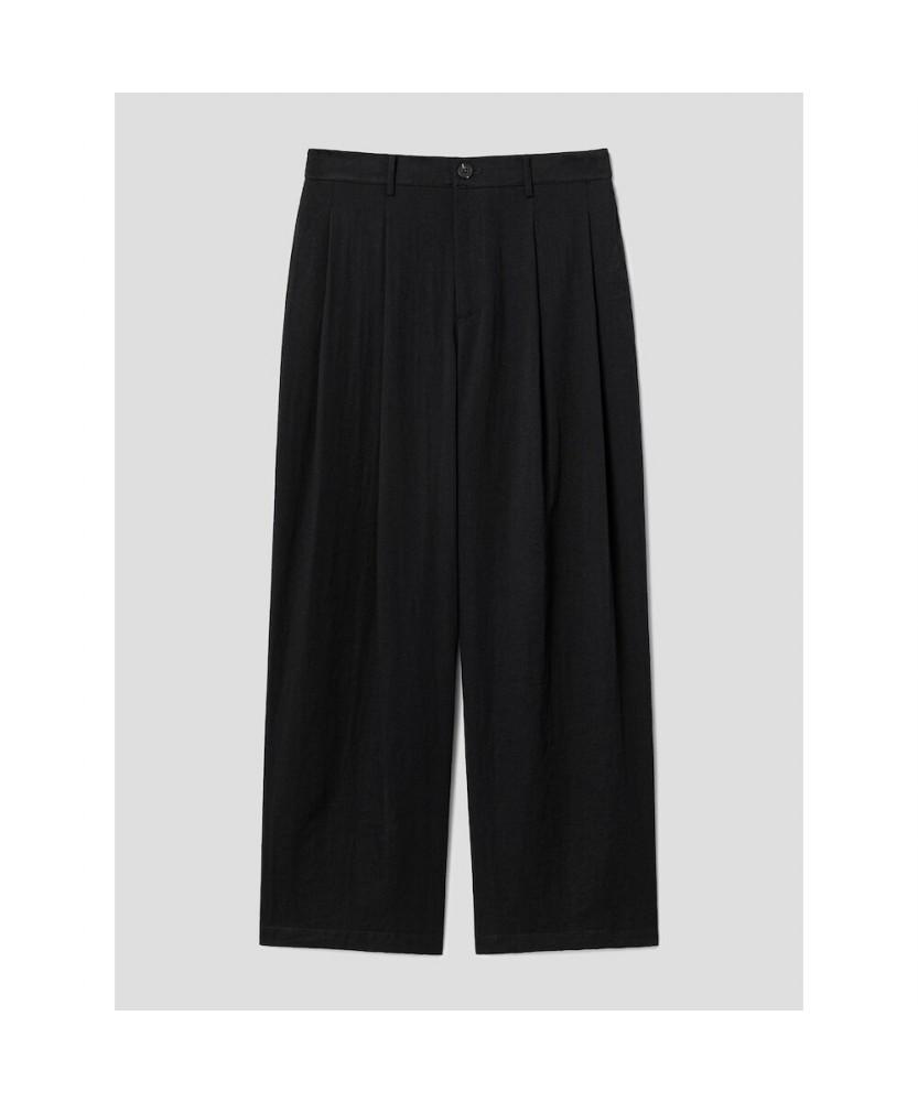 8SECONDS Lightweight Pintuck Banding Slacks Black