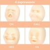 4pcs Human Face Stress Balls Funny Decompression Human Face Ball Anti-stress Toy With 4 Expressions Anxiety Relief Emotion Vent Ball Heal Your Mood De