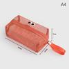Large Capacity Mesh Makeup Bag Breathable Quick Dry Shower Toiletry Bag Portable Storage Bag Beach Travel Pouch Transparent