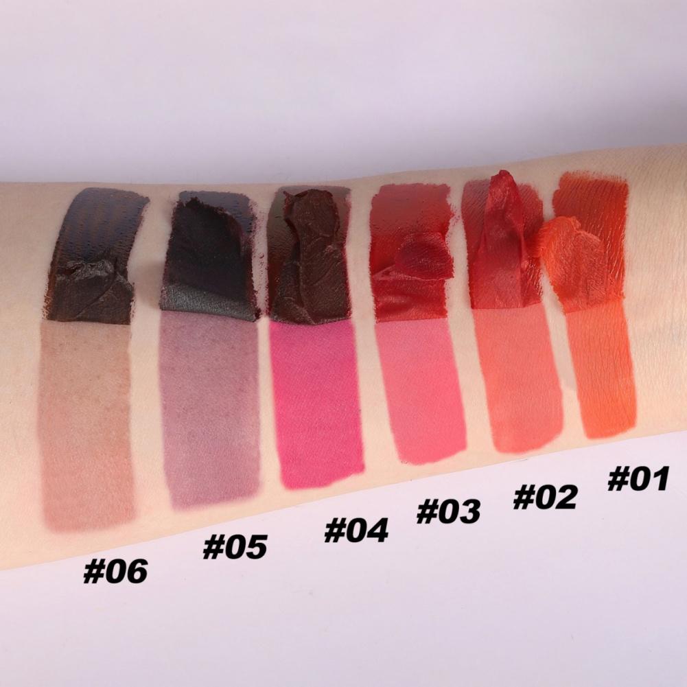 6 Farben Peel-Off-Maske Lipgloss Langanhaltende Lippentönung Peel-Off-Lippenfleck Lipliner