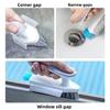 Household Cleaning Brush Kitchen Gadgets Tiles Window Trough 4 in 1 V-shaped Brush for Kitchen Home Supplies Tools Bathroom