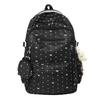 Schoolbag1011 new backpack simple polka dot commuter versatile backpack light fashion high school students large capacity schoolbag