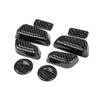 Carbon Fiber Style Front Seat Adjustment Button Cover Trims For Toyota Tundra