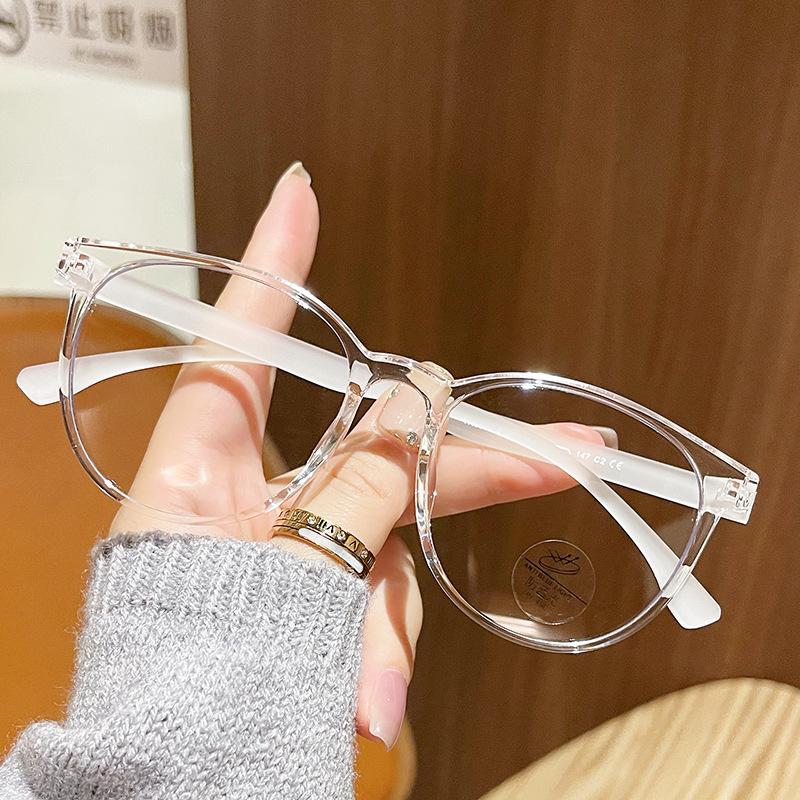 

Индивидуальные ретро очки Tr90 без винтов с защитой от синего света, оливково-зеленая круглая оправа очки для близорукости 8064