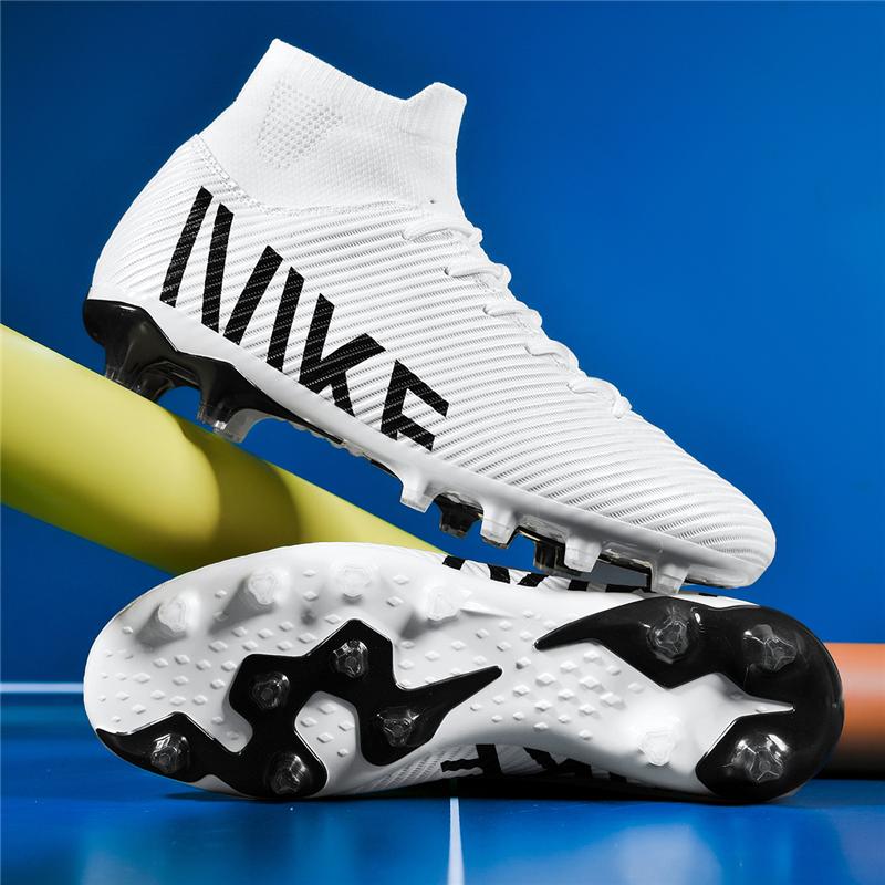 Soccer Shoes For Male Professional TF/FG Football Shoes Society Cleats Indoor Football Field Boots' Fast Sneaker Match Non-Slip