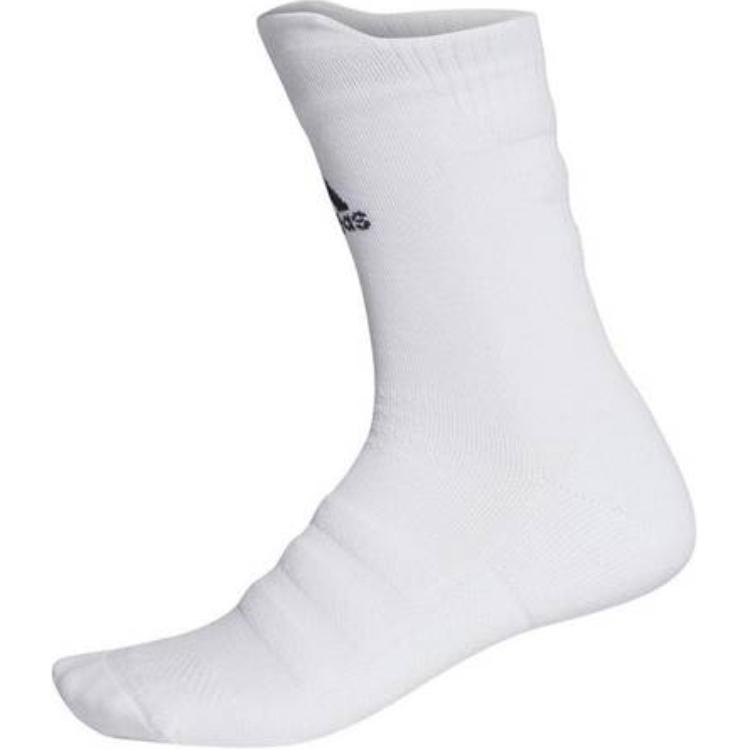 

Adidas Alphaskin Crew Lightweight Cushioning Soccer Socks Men s 1 Pack White CG2673 34/36