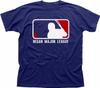 NEEGAN MAJOR LEAGUE The Walking Dead EENY MEENY MINY MO Navy Tshirt 9302