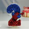 Creative Design Spider-Man Digital Birthday Candle Cake Party Decoration Handmade Cool Doll Birthday Candle