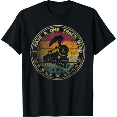 Ich habe einen Tunnelblick Zug Retro Lokomotive Modellbahn T-Shirt