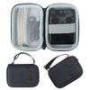 Hard Carrying Case Shockproof Travel Storage Bag with Fixing Straps&Mesh Pocket for RG35XX Plus Handheld Game Console