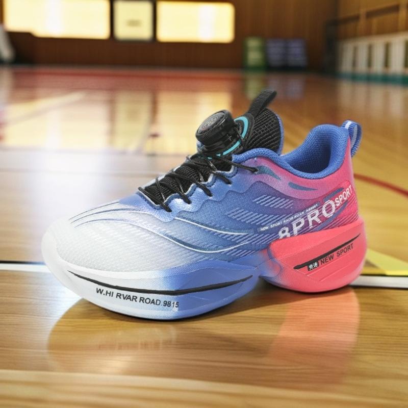 Children's summer breathable mesh hot-selling boys' basketball shoes lightweight shock-absorbing soft-soled student running shoes