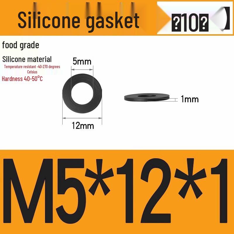 Silicone High-Temp Waterproof Gasket & Shock Absorbing Seal Pad