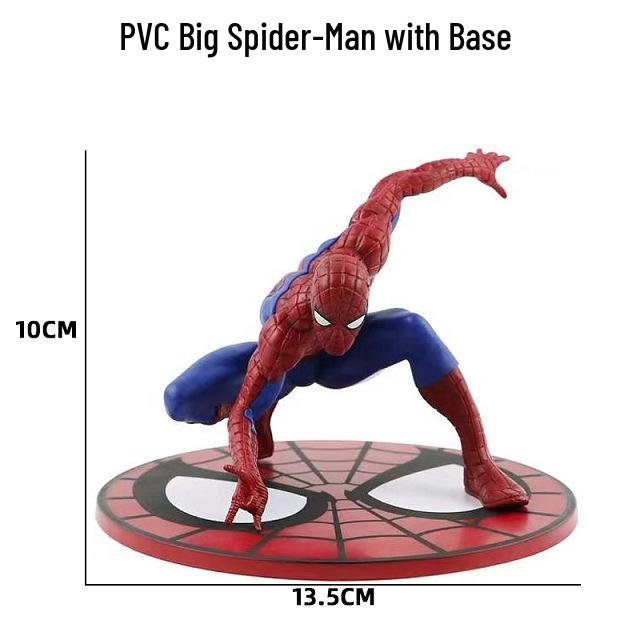 Spider-Man Cake Figurine, Cartoon Toy Baking Accessory for Boys' Birthday Desserts