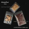 Matte Transparent Ziplock Bag for Tea, Snacks, Dried Fruit, Cookies, and Accessories