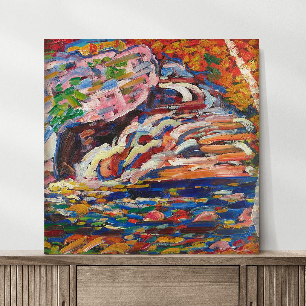 Abstract Canvas Painting Hartley