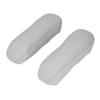 Pair Car Seat Armrest Covers Interior Artificial Leather Replacement for Ford F250 1999‑2007Grey