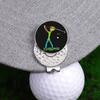 Magnetic Golf Hat Clips Position Marker Golf Cap Clips Creative Golf Ball Marker  Golf Lover