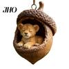 Addobbo Natalizio di Lunga Durata Animale del Bosco Ghianda Ornamenti da Appendere Decorazione per Albero di Natale in Acrilico con Robusti Disegni di Scoiattolo Coniglio Pony 2D