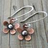 Women's Ethnic Retro Flower Pendant Earrings
