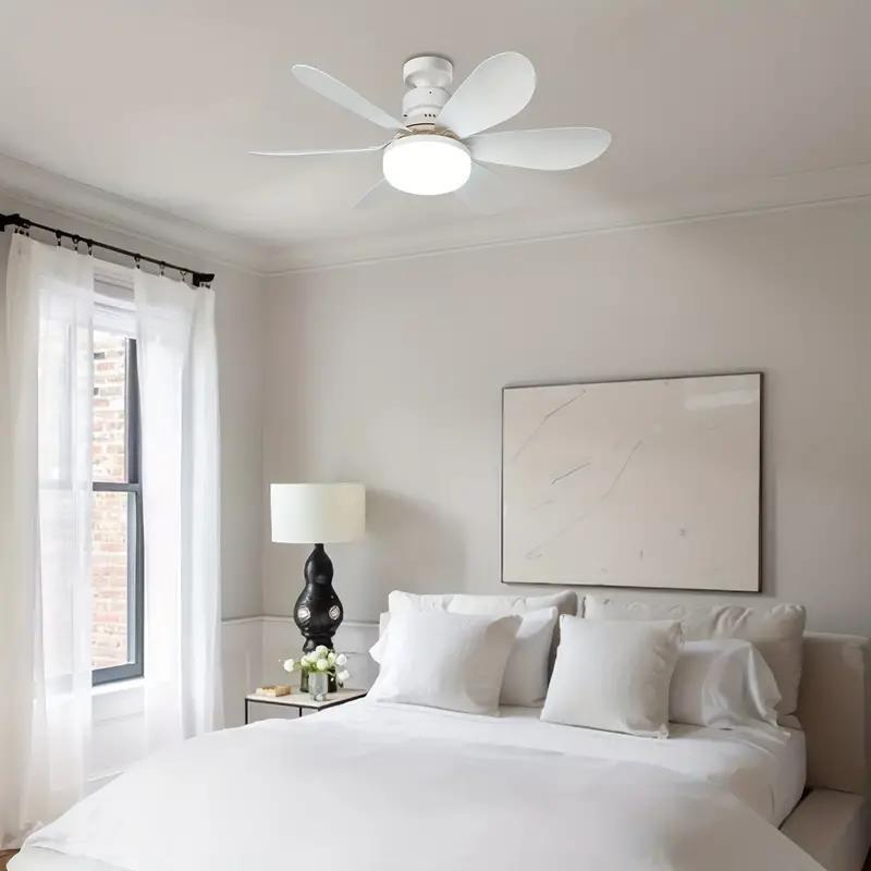 1 Pc Traditional Elegance 40W Ceiling Fan Light - Dimmable & Remote-Controlled, Versatile for Indoor Spaces, Patio To Bedroom