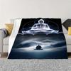 Yoga Buddha Meditation Cozy Art Blanket - Soft Warm Decorative Throw for Couch, Bed & Nap Time