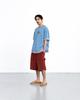 ANGLAN [3Rd ] Slogan Graphic Tee “Whatwewear” - Blue