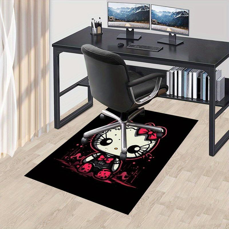 

1pc Sanrio Hello Kitty Mermaid Printed Office Carpet Rectangle Rug Under The Table,Perfect Room Decor for Living Room, Bedroom, Kitchen, Non-slip Floo 60cm by 90cm