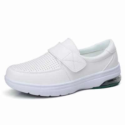 Plateau-Schuhe in Weiß für Damen, lässig, bequem, leicht, für Krankenschwestern, Arbeitsschuhe, modisch, zum Reinschlüpfen, rutschfest, Chaussure Femme