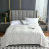 Multi-Functional Plush Jacquard Coral Fleece Blanket - Solid Color, Customizable for Office or Home Use