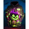All Over Print Mens Halloween Pumpkin Hoodie Costume In Pull Over Sweatshirt Foe Men Women As Gift For Halloween Holidays