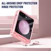 For Samsung Galaxy Z Flip6 5G/Z Flip5 5G Case Hard PC Non-Slip Phone Cover with Tempered Glass Film